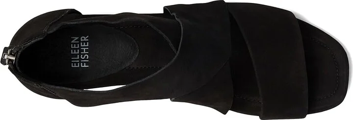 Eileen Fisher Junie Women's Sandals Black : 6.5 M, Leather/Rubber - Image 2