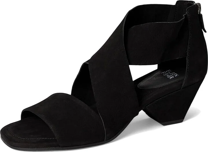 Eileen Fisher Junie Women's Sandals Black : 6.5 M, Leather/Rubber - Image 5