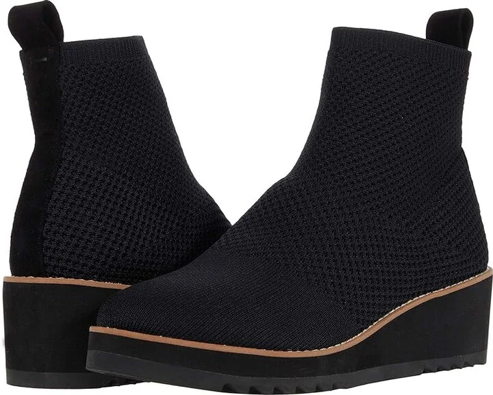 Eileen Fisher London Women's Shoes Black Stretch : 7 B - Medium, Textile/Leather