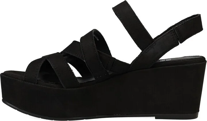 Eileen Fisher Mazy Leather Wedge Sandal - Image 2