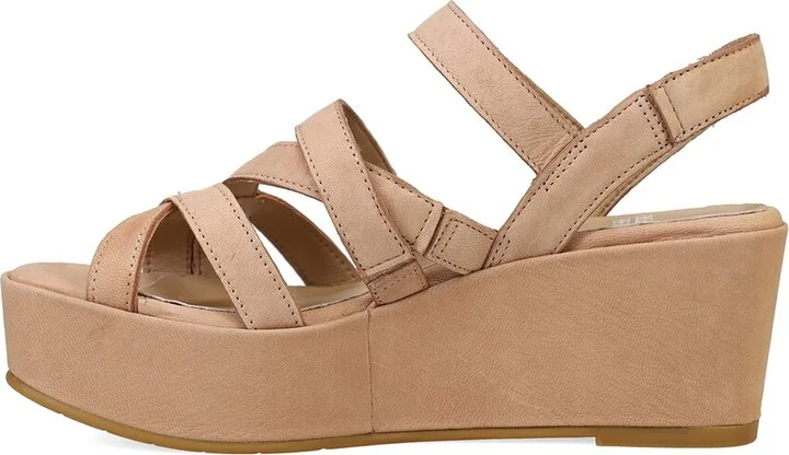 Eileen Fisher Mazy Leather Wedge Sandal - Image 2
