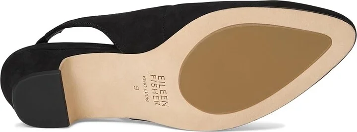 Eileen Fisher Moddi High Women's Heels Black : 7.5 M, Leather/Rubber - Image 3