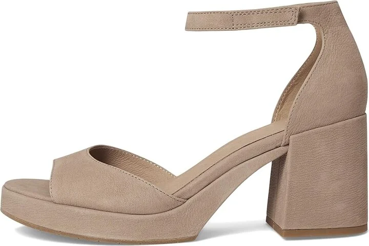 Eileen Fisher Nava Sandal Women's Wedge Shoes Barley : 6.5 M, Leather - Image 6
