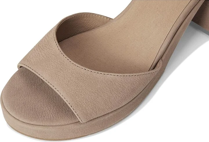 Eileen Fisher Nava Sandal Women's Wedge Shoes Barley : 6.5 M, Leather - Image 7