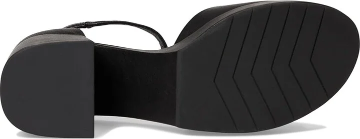 Eileen Fisher Nava Sandal Women's Wedge Shoes Black : 5.5 M, Leather - Image 3