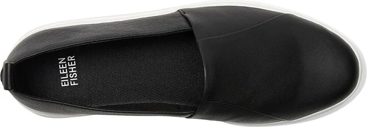 Eileen Fisher Perks Women's Shoes Black : 9.5 M, Leather/Rubber/Textile - Image 2