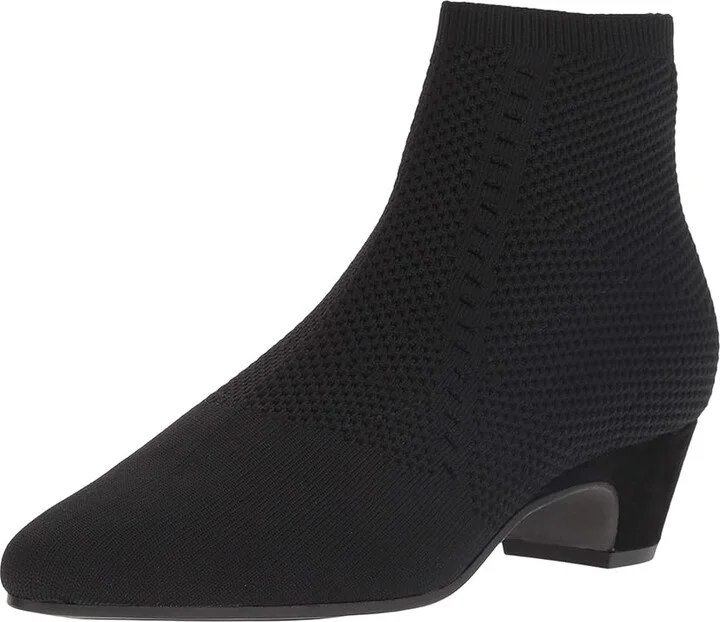 Eileen Fisher Purl Women's Boots Black Stretch : 5 B - Medium, Suede - Image 2