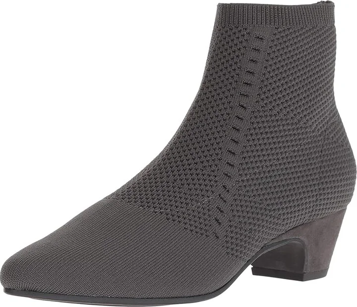 Eileen Fisher Purl Women's Boots Graphite Stretch : 5 B - Medium, Suede - Image 2