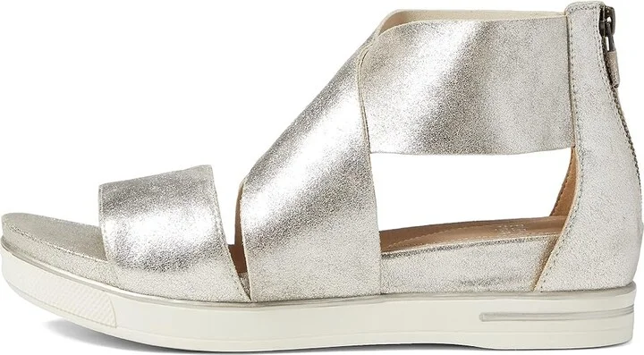 Eileen Fisher Sport Women's Sandals Platinum Glitter Suede : 10 B - Medium - Image 6
