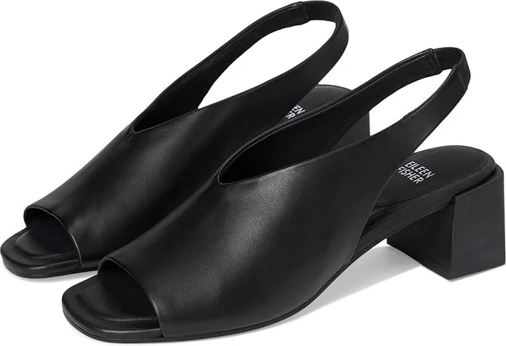 Eileen Fisher Tess Women's Shoes Black : 10 B - Medium, Leather