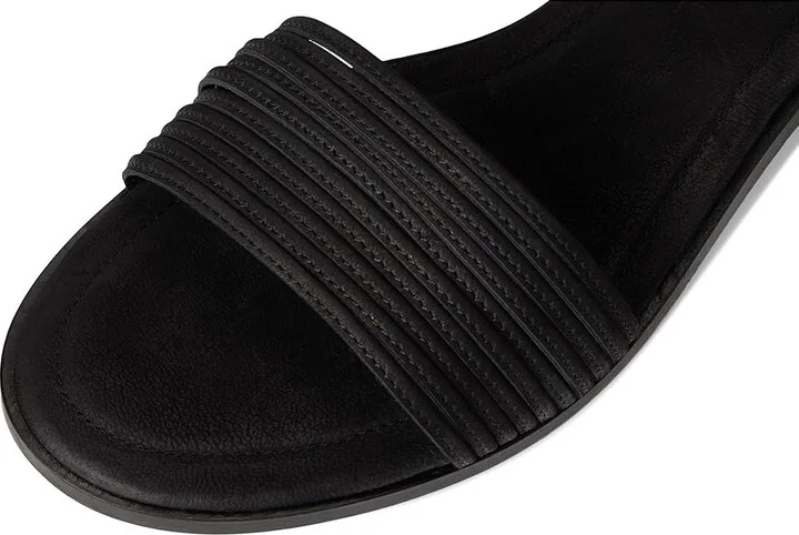 Eileen Fisher Viro Sandal Women's Wedge Shoes Black : 5 M, Leather - Image 7