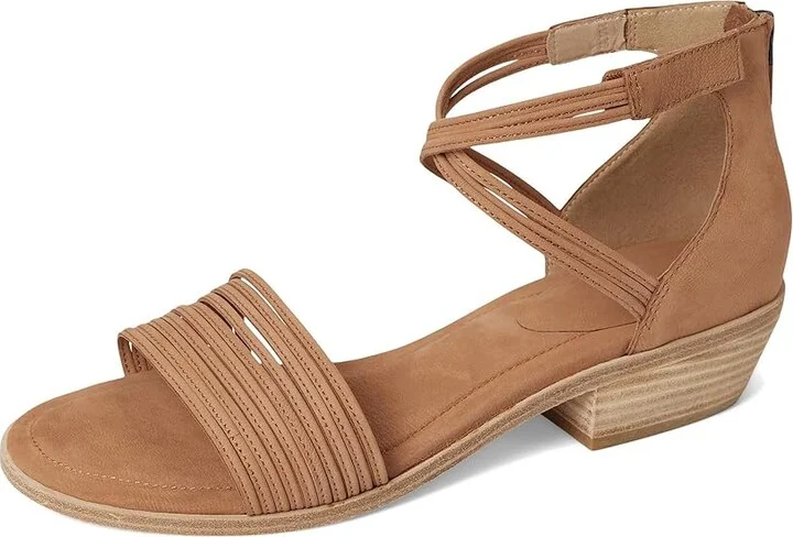 Eileen Fisher Viro Sandal Women's Wedge Shoes Black : 5 M, Leather - Image 11