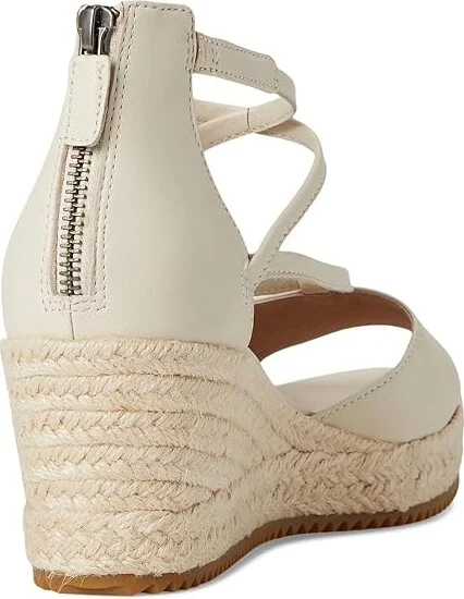 Eileen Fisher Wesson Wedge Women's Wedge Shoes Ivory : 8.5 M, Leather - Image 4