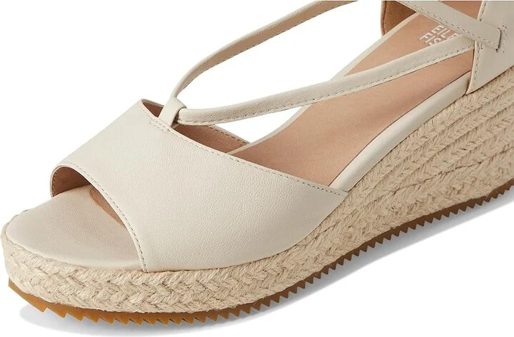 Eileen Fisher Wesson Wedge Women's Wedge Shoes Ivory : 8.5 M, Leather - Image 7