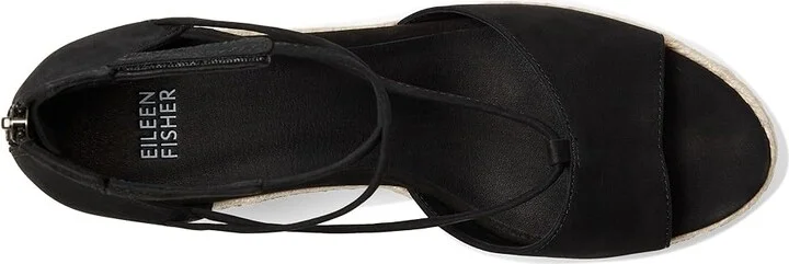 Eileen Fisher Wesson Women's Sandals Black : 10 M, Leather - Image 2