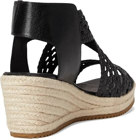 Eileen Fisher Willow Wedge Women's Wedge Shoes Black : 6.5 M, Leather/Rubber - Image 4