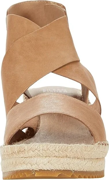 Eileen Fisher Willow Women's Wedge Shoes Honey : 5 B - Medium, Leather - Image 5