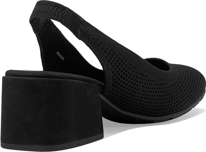 Eileen Fisher Yarn High Women's Heels Black : 8 B - Medium, Leather/Textile - Image 4
