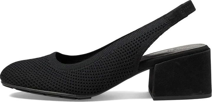 Eileen Fisher Yarn High Women's Heels Black : 8 B - Medium, Leather/Textile - Image 5