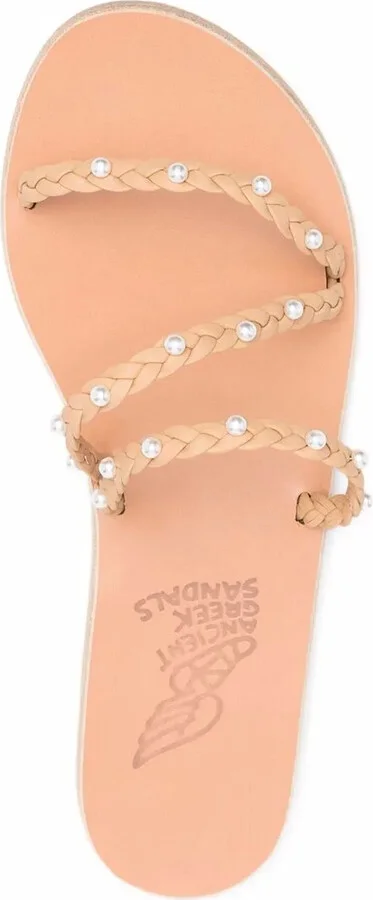 Ekaterini pearl leather sandals - Image 4