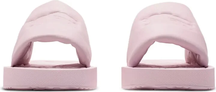 EKD-debossed leather slides - Image 2