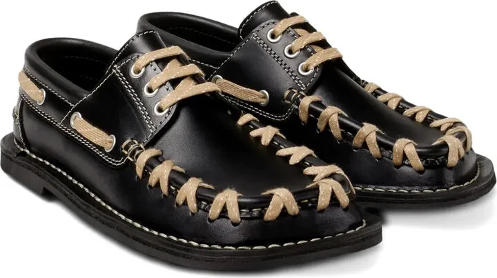 Eki leather lace-up boat shoes - Image 2