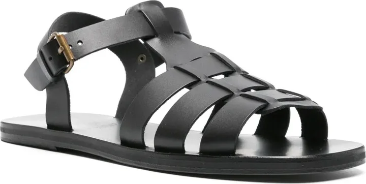 Ektoras flat leather sandals - Image 2