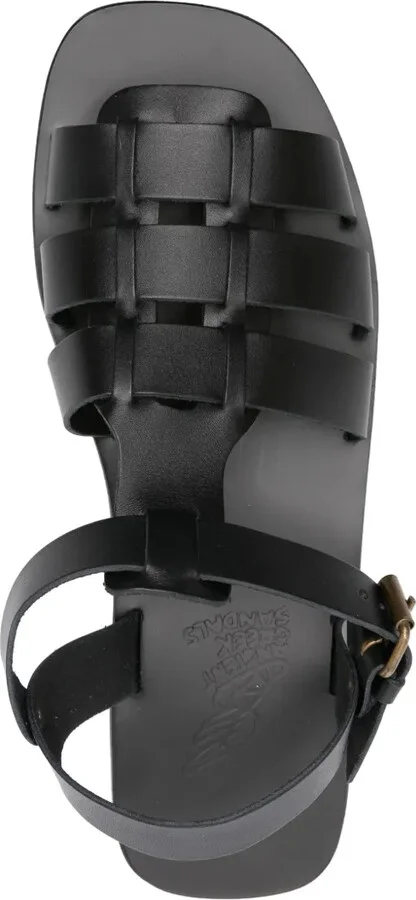 Ektoras flat leather sandals - Image 4