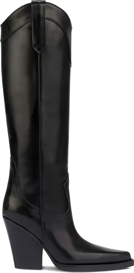 El Dorado calf leather pointed-toe boots