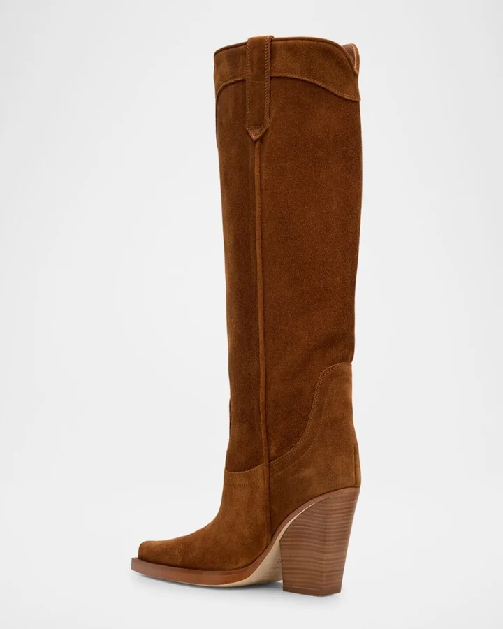 El Dorado Suede Knee-High Boots - Image 10
