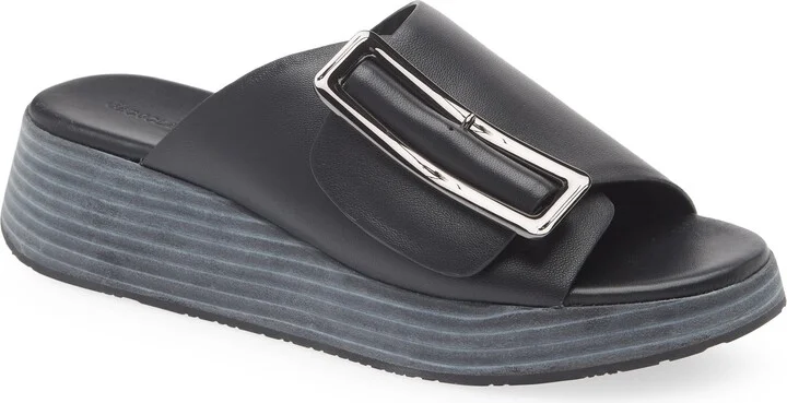 Ela Platform Wedge Slide Sandal