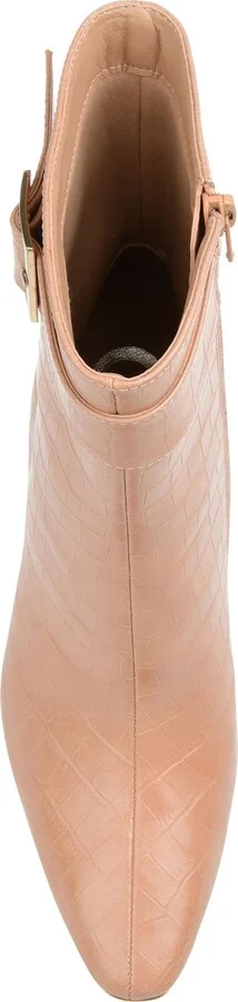 Elaine Croc Embossed Comfort Foam Bootie - Image 4