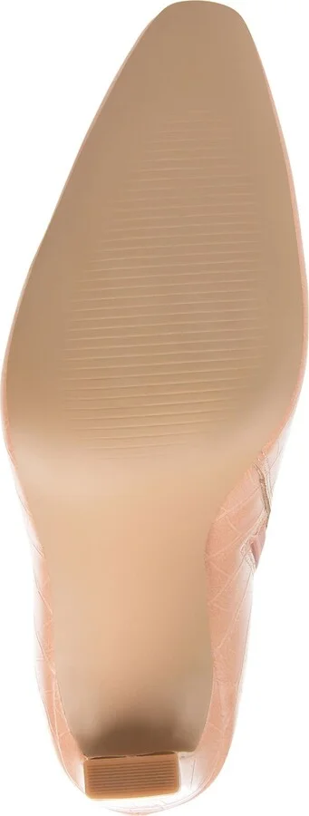 Elaine Croc Embossed Comfort Foam Bootie - Image 5