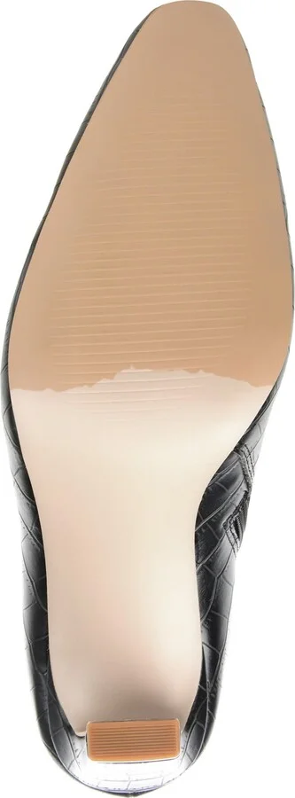 Elaine Croc Embossed Comfort Foam Bootie - Image 10