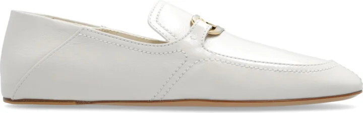 ‘Elaine’ Loafers, , - Cream