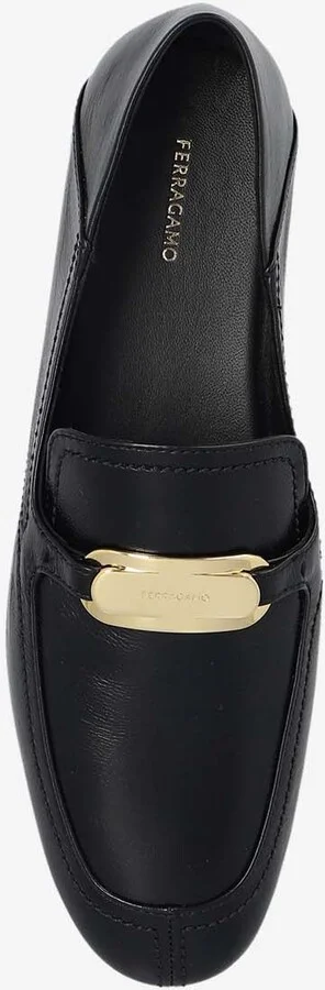 Elaine Vara Buckle Loafers in Calf Leather - Image 3