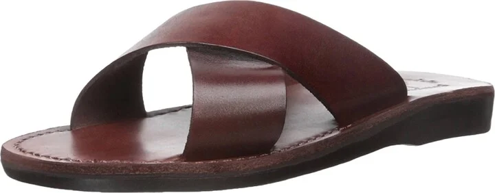 Elan Slide Sandal In Brown