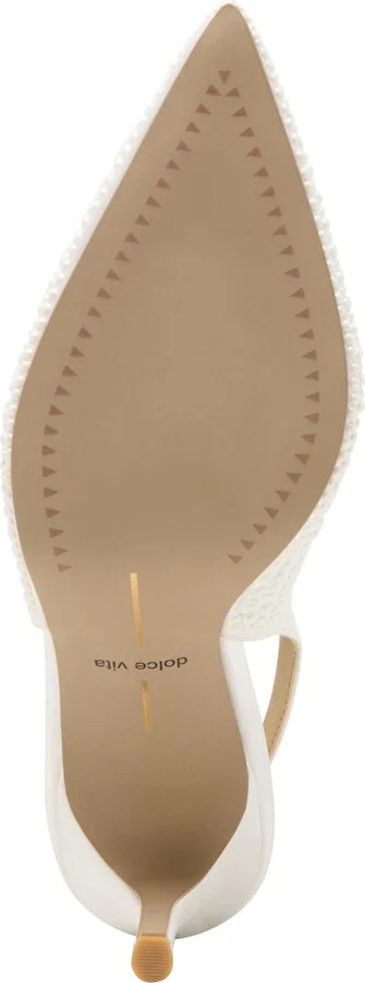 Elasi Pearl Pointed Toe Slingback Pump - Image 6