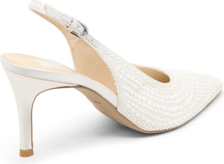Elasi Pearl Pointed Toe Slingback Pump - Image 9