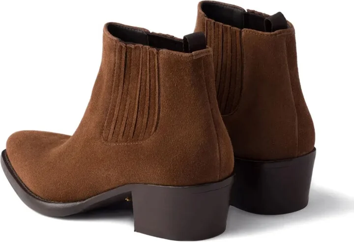 Elastic-Gusset Pointed-Toe Boots - Image 4
