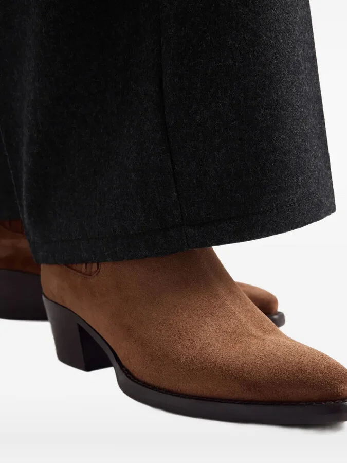 Elastic-Gusset Pointed-Toe Boots - Image 5