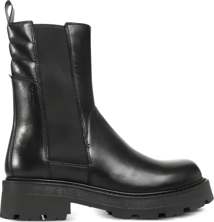 Elastic-Panel Ankle Boots