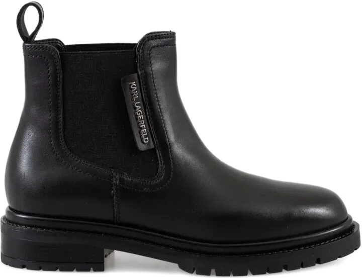 Elastic-Panel Chelsea Boots