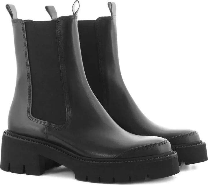 Elastic-Panel Chelsea Boots
