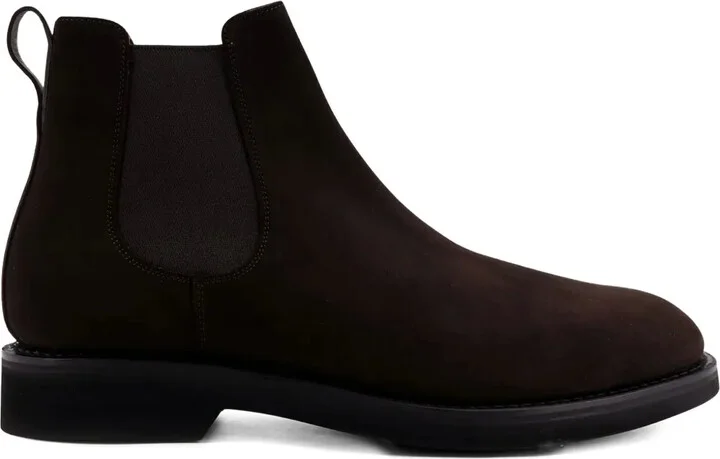 Elastic-Panel Chelsea Boots