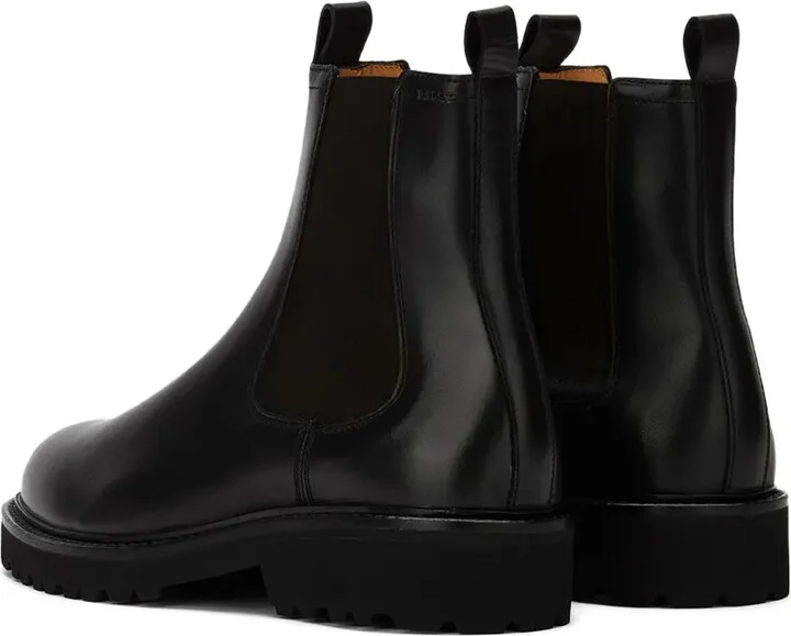 Elastic-Panel Leather Boots - Image 2