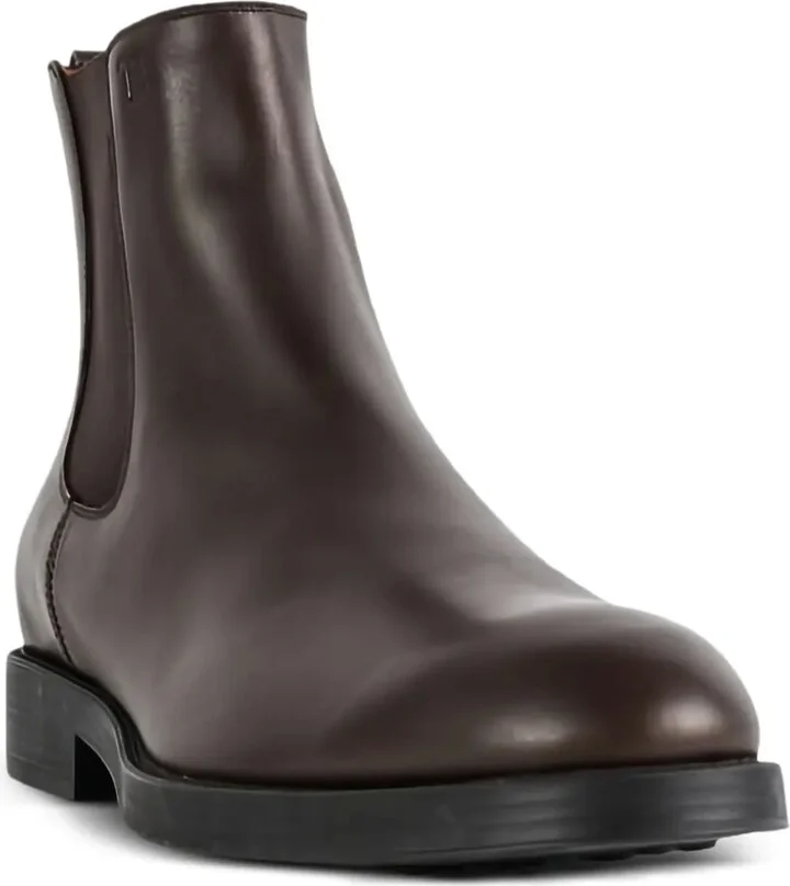 Elastic-Panel Leather Boots - Image 2