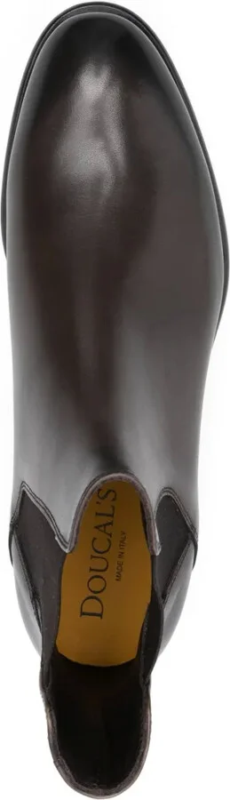 Elastic-Panel Leather Boots - Image 4