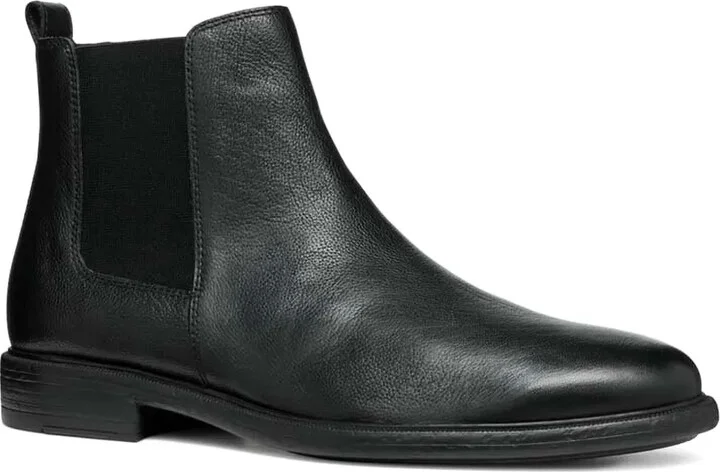elastic-panel leather Chealsea boots