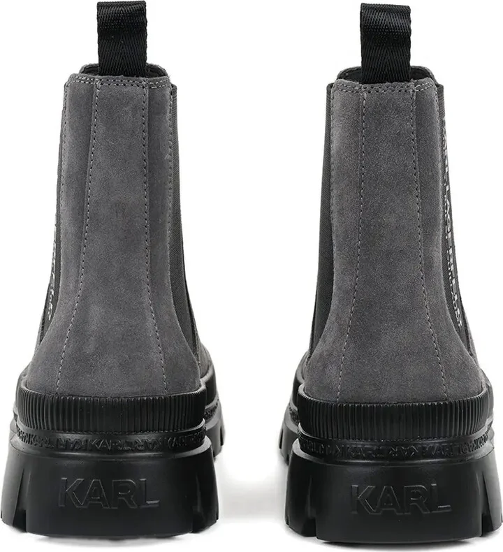 Elastic-Panel Lug Sole Boots - Image 3